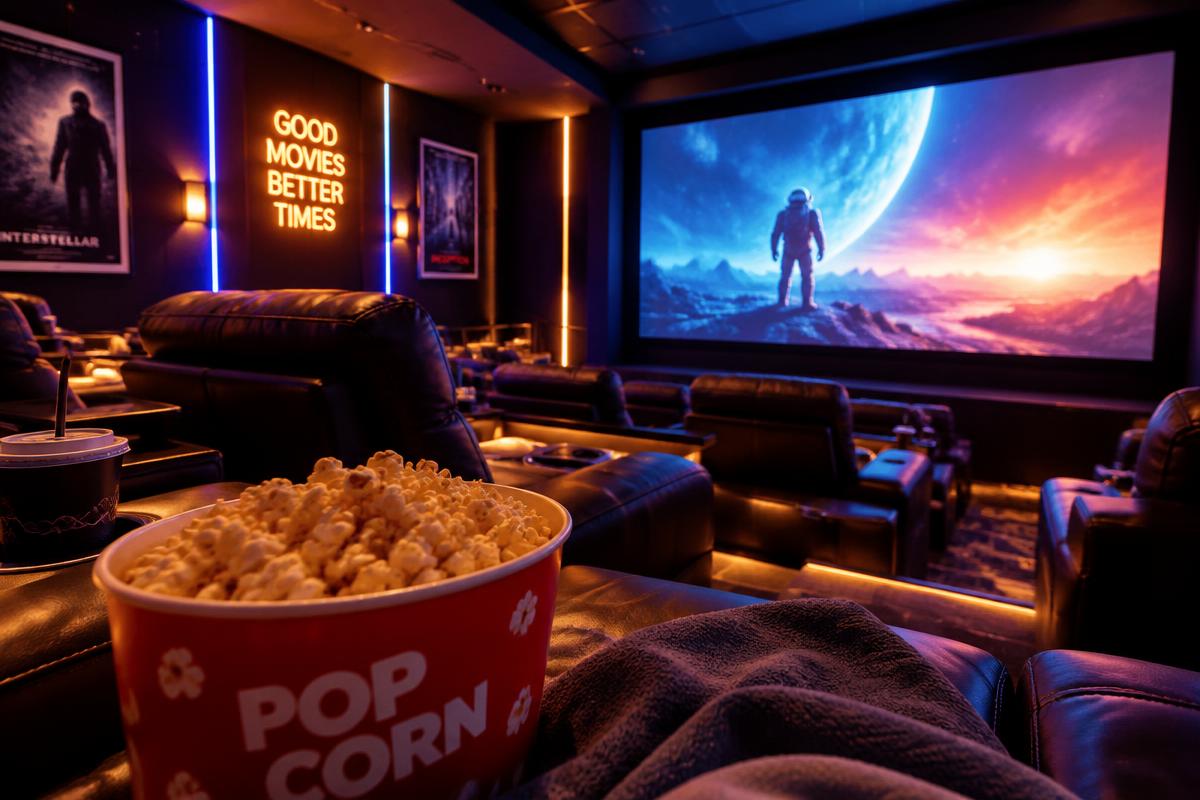 Movie Night for Two in Bishop Arts